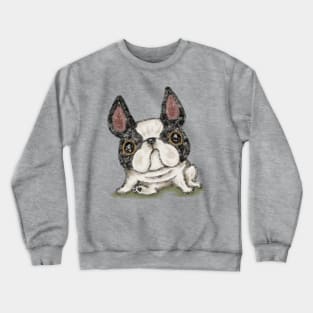 French Bulldog in a funny pose Crewneck Sweatshirt